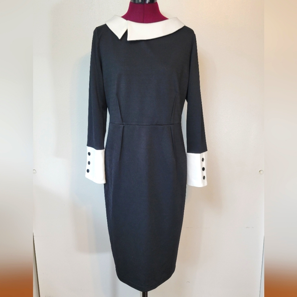 Vintage b/w dress